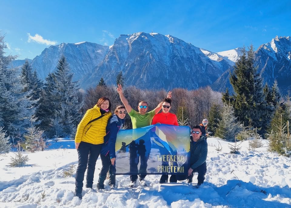 Prin pădure, spre vârf- iarnă pe Vârful Grecului