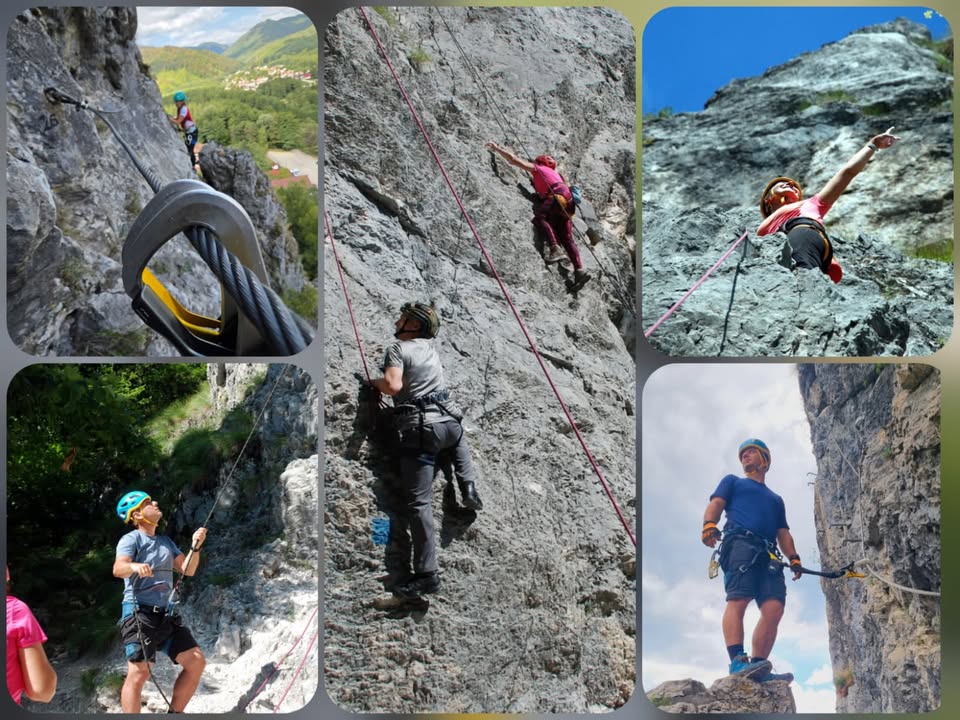 1 Mai pe verticală. Cățărare &  Via Ferrata la Baia de fier